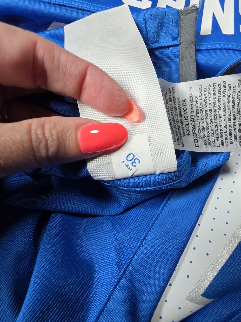 Nike NFL Engineered Aidan Hutchinson Detroit Lions Blue Sz M Jersey. EUC - Picture 5 of 9